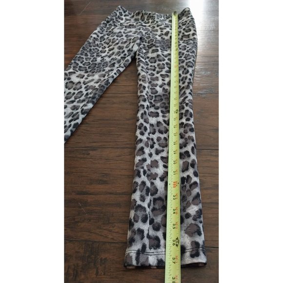 TRIBAL Pants Gray/Black Leopard Print Slim Straight Stretch Leggings Women's Sz - Picture 9 of 10